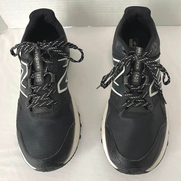 New Balance Trail Running Shoes W11 M9.5 W410LB8 Black Sneakers Comfort Outdoor - Picture 1 of 14